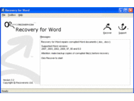 Recovery for Word screenshot